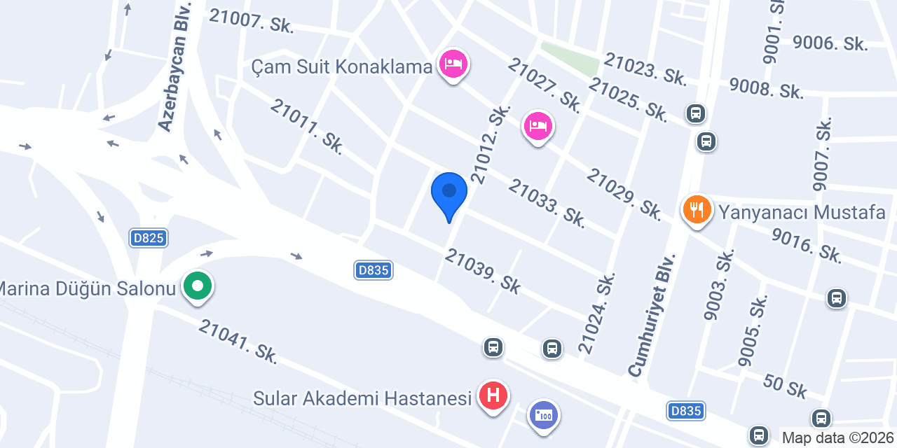 Kahramanmaraş Ölçme Değerlendirme Merkezi konumu