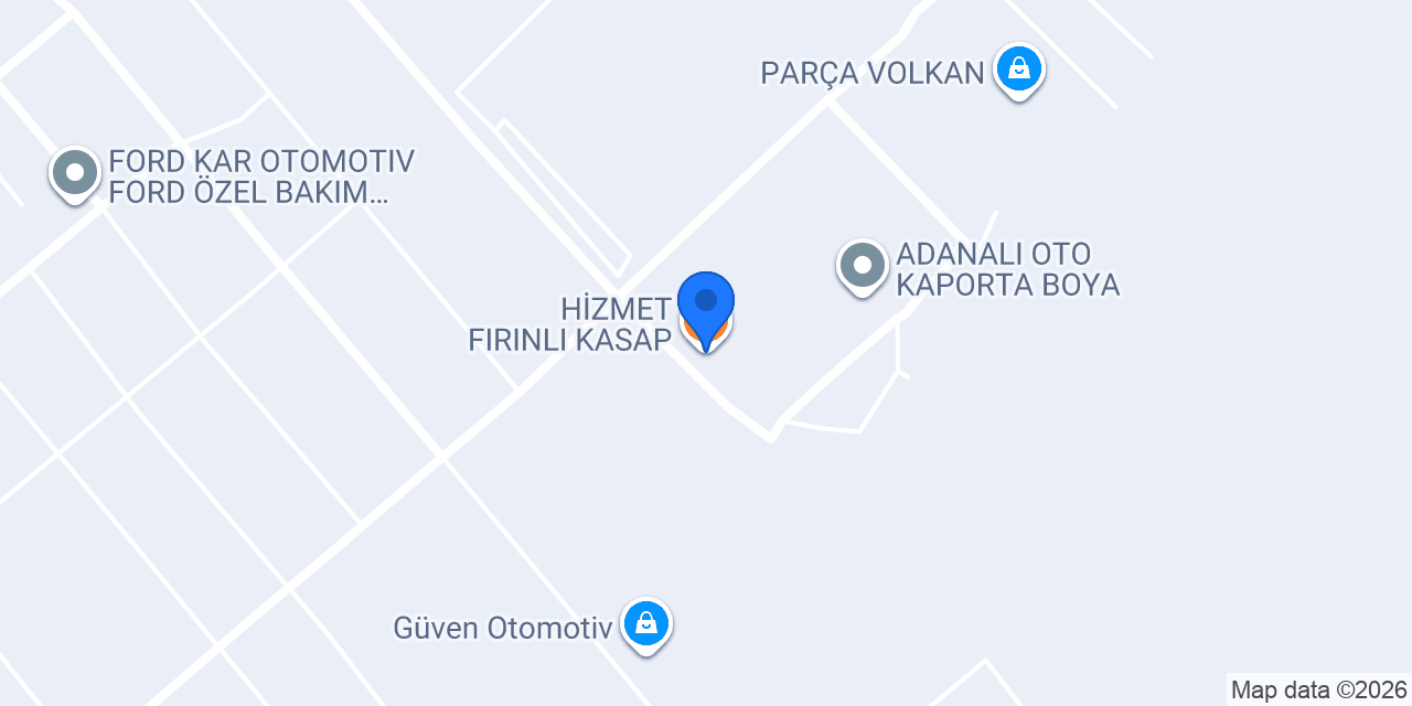 HİZMET FIRINLI KASAP konumu