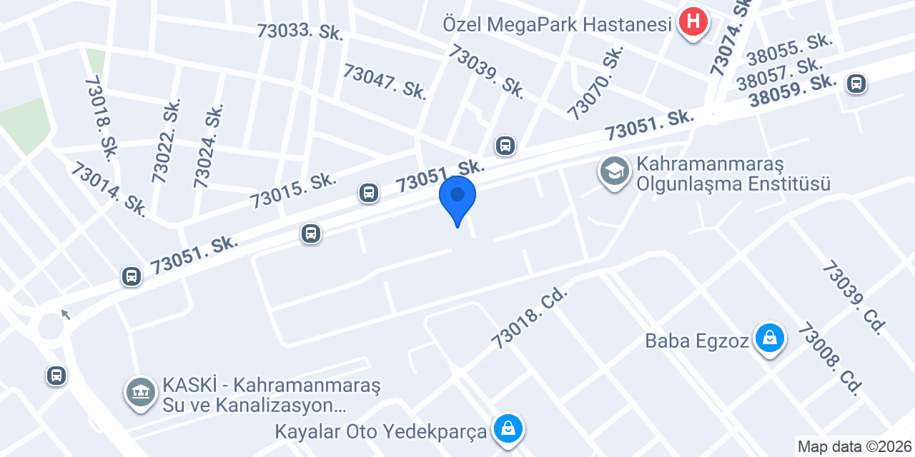 DULKADİROĞLU ÖZEL EĞİTİM MESLEK OKULU konumu