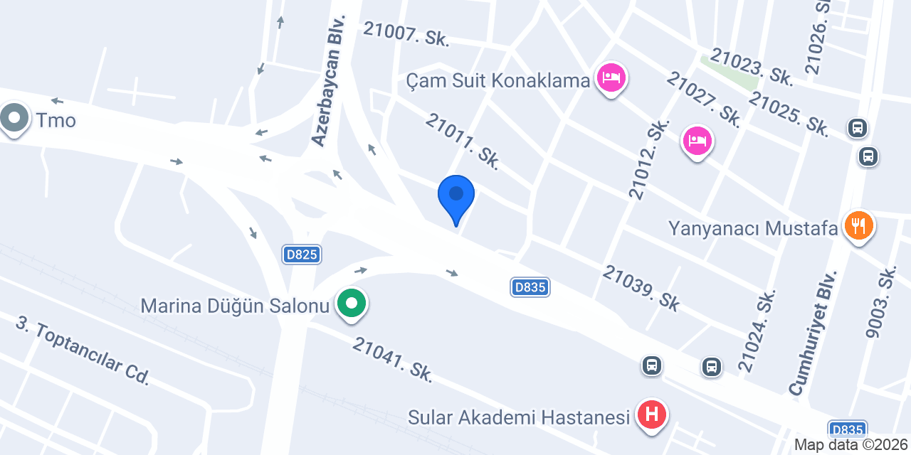 Hidromar Mekanik konumu
