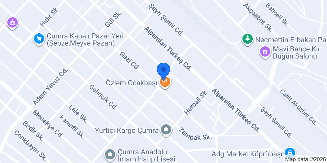 Bacımın Tandır Börek Evi konumu