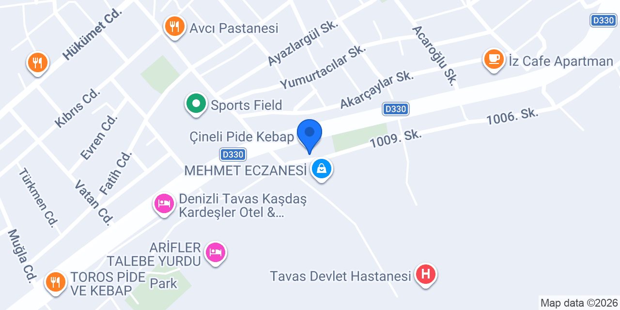 MT GARAGE TAVAS konumu