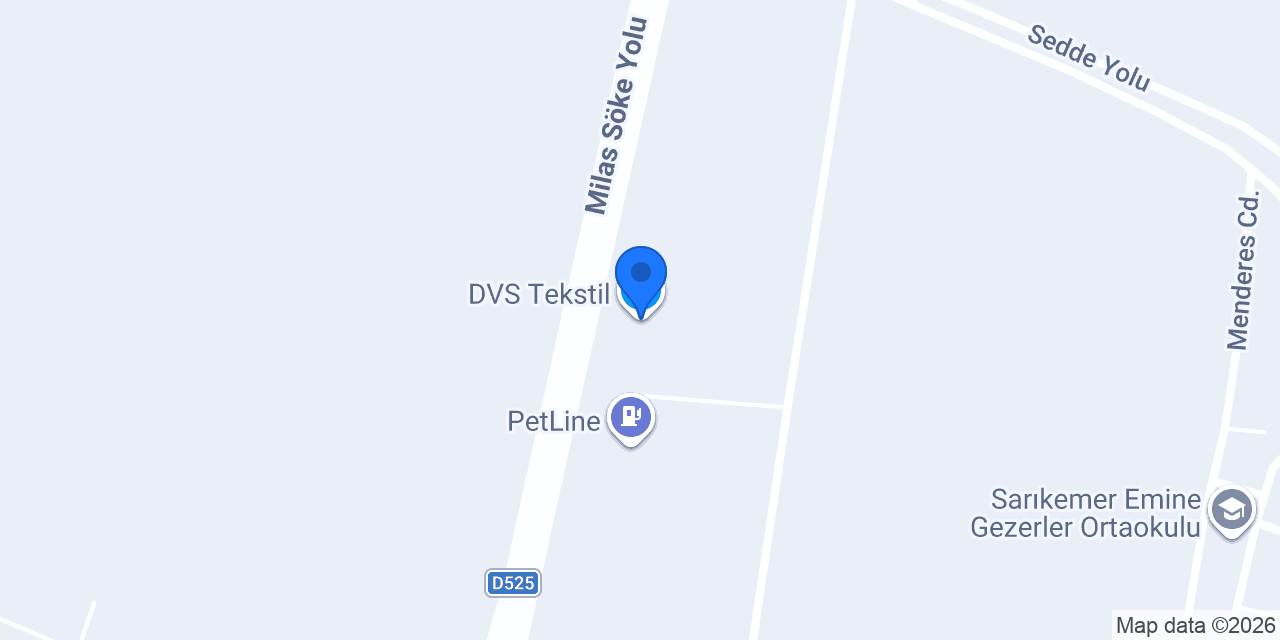 DVS Tekstil konumu