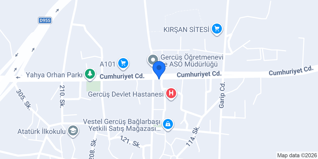 Erpolat Market konumu