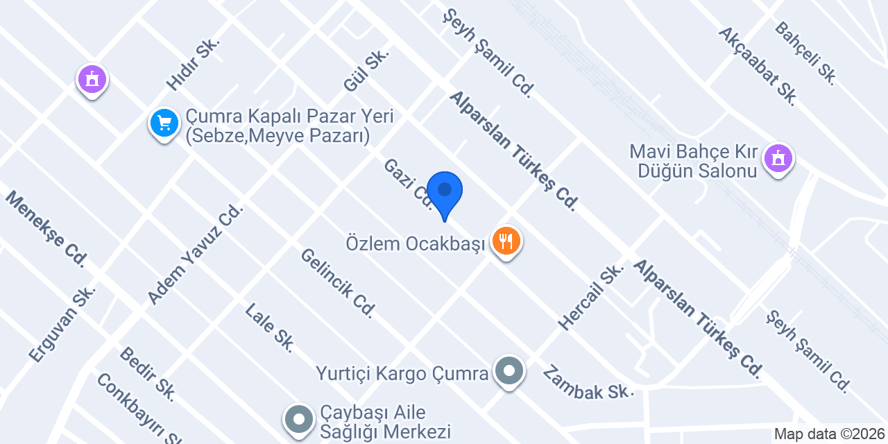 ÜLKÜ MÜHENDİSLİK DOĞALGAZ konumu