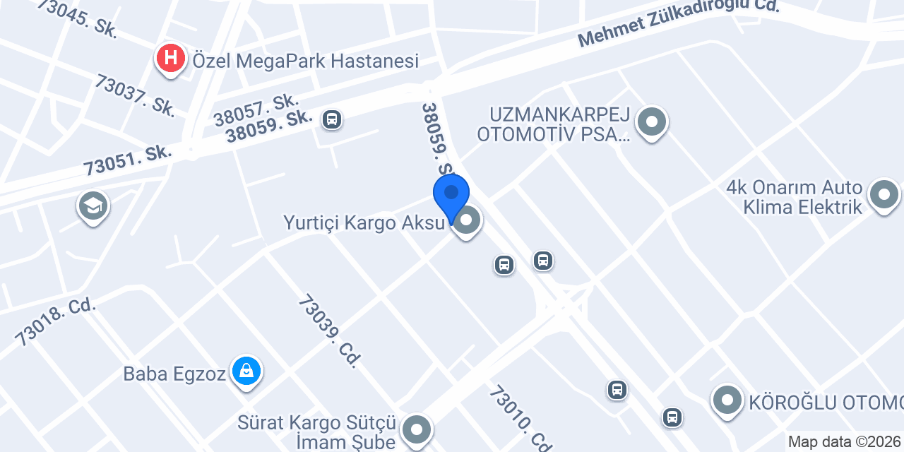 Aydın Oto Cam konumu
