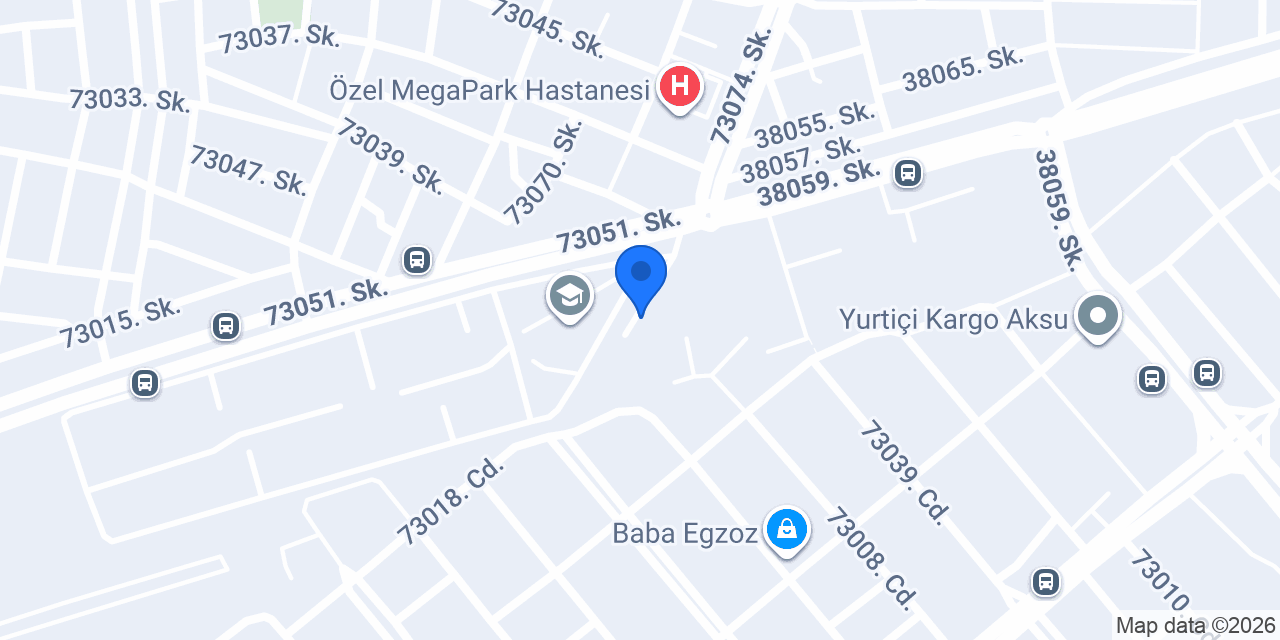 Kahramanmaraş Dulkadiroğlu Rehberlik ve Araştırma Merkezi (RAM) konumu