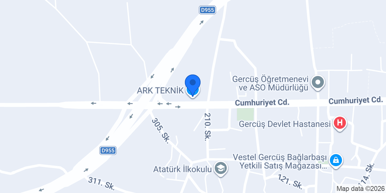 ARK TEKNİK konumu