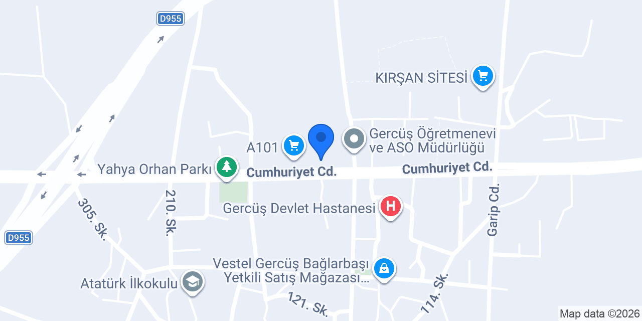 Kartal Sürücü Kursu konumu