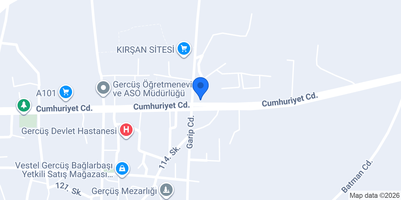 Cigerci Davut Usta konumu