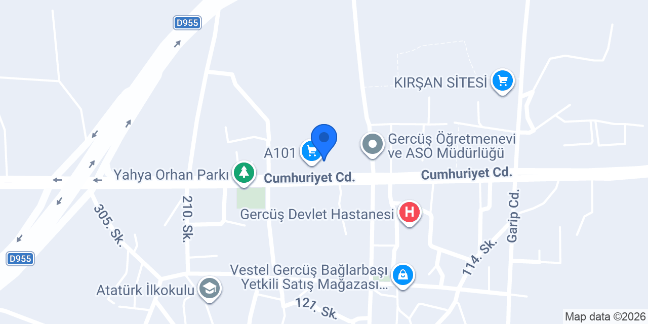Aras Market konumu