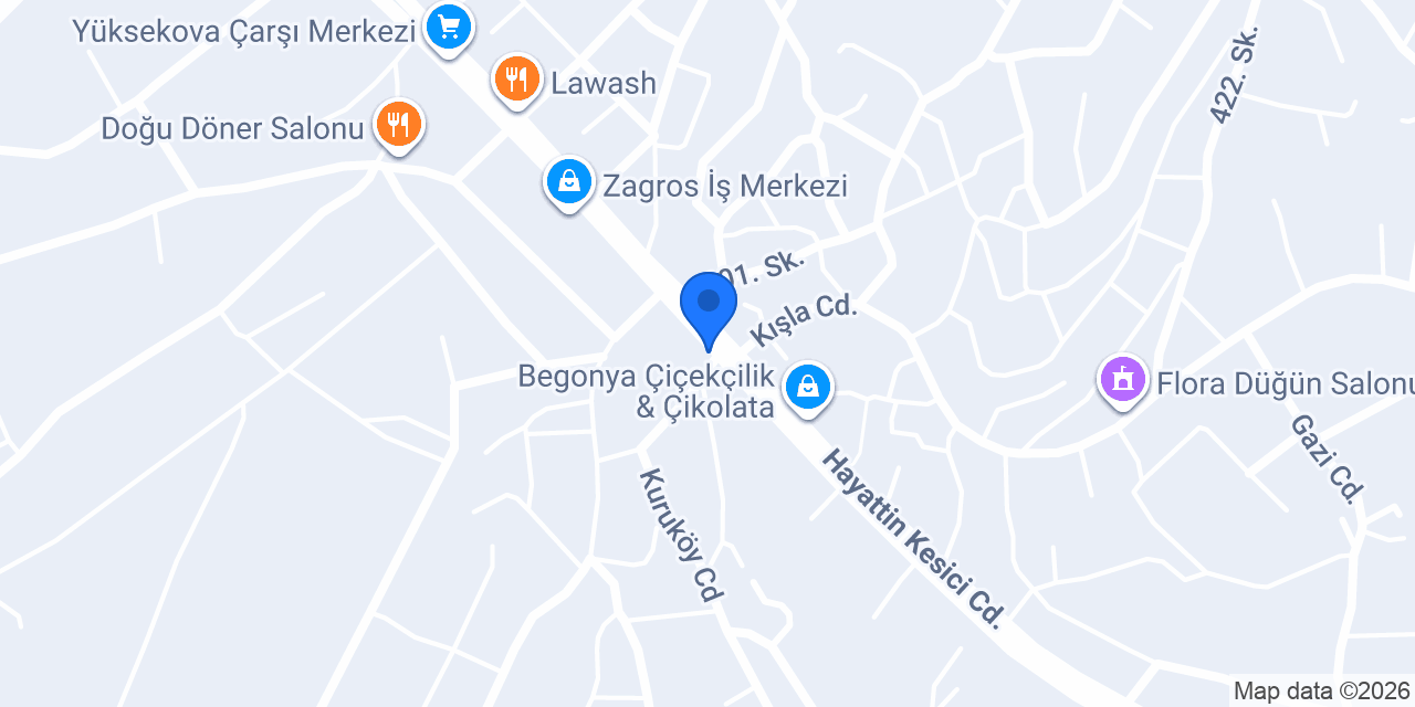 HAYAT ECZANE konumu