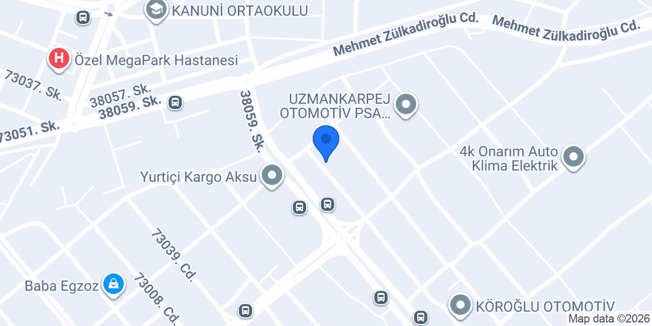 Sarıkaya Otomotiv konumu
