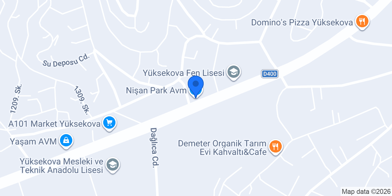 Nişan Park Avm konumu