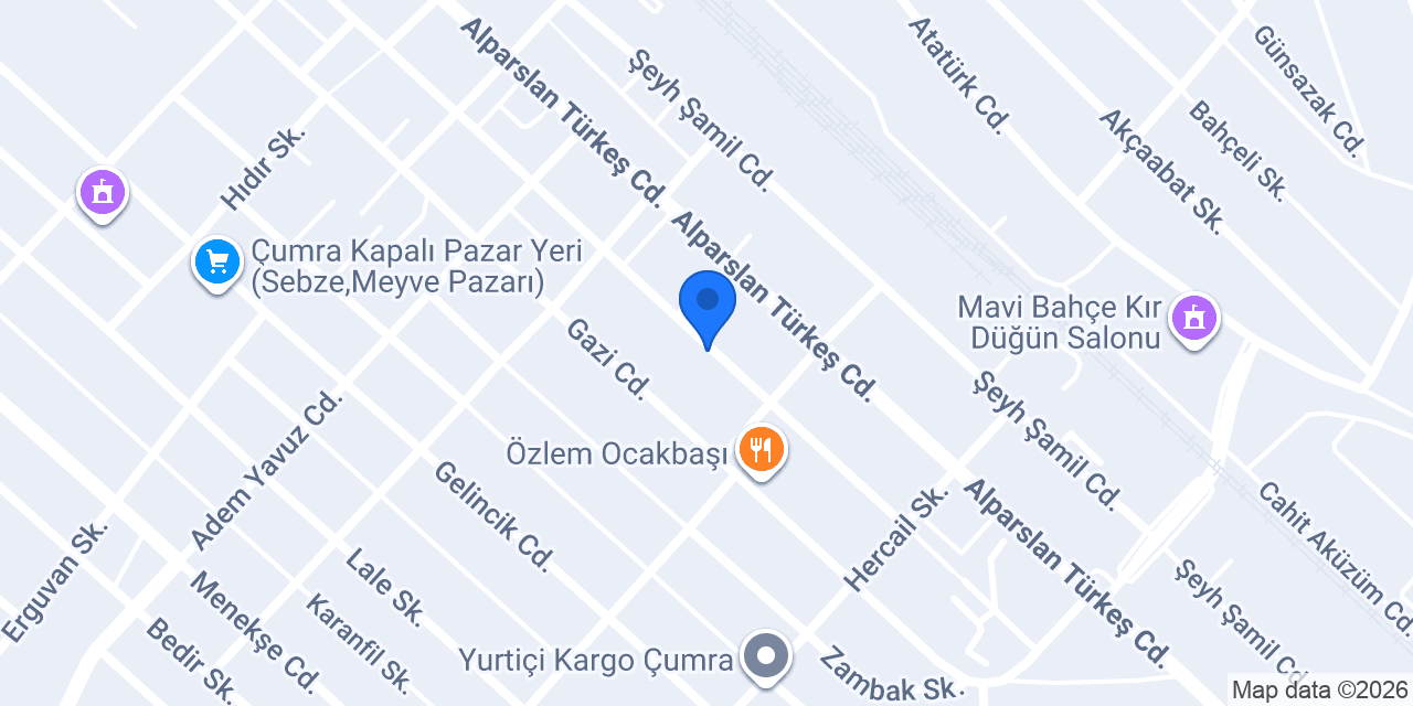 ASİLTÜRK OTOMOTİV konumu