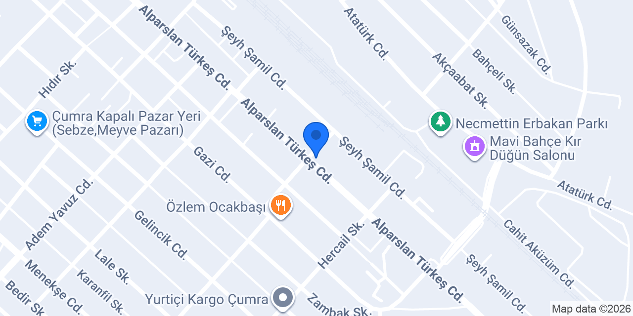 Özkan Veteriner Kliniği konumu