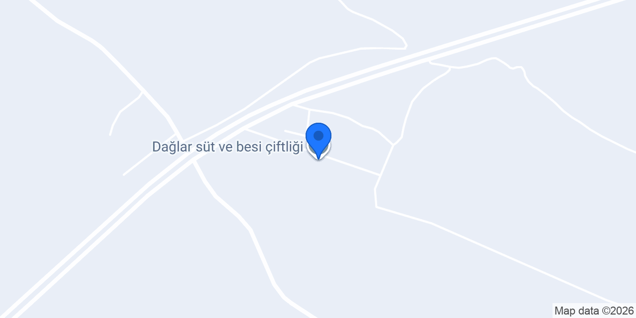 Dağlar süt ve besi çiftliği konumu