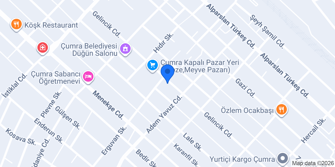 YILDIZ VETERİNER KLİNİĞİ konumu