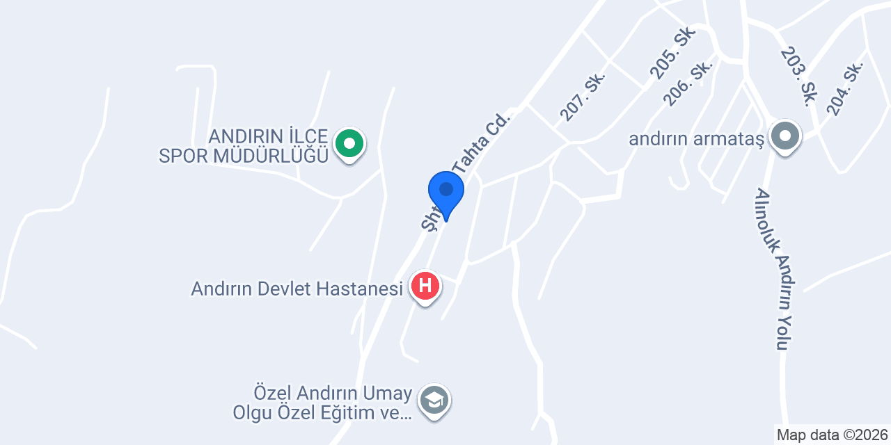 Andırın Medikal konumu