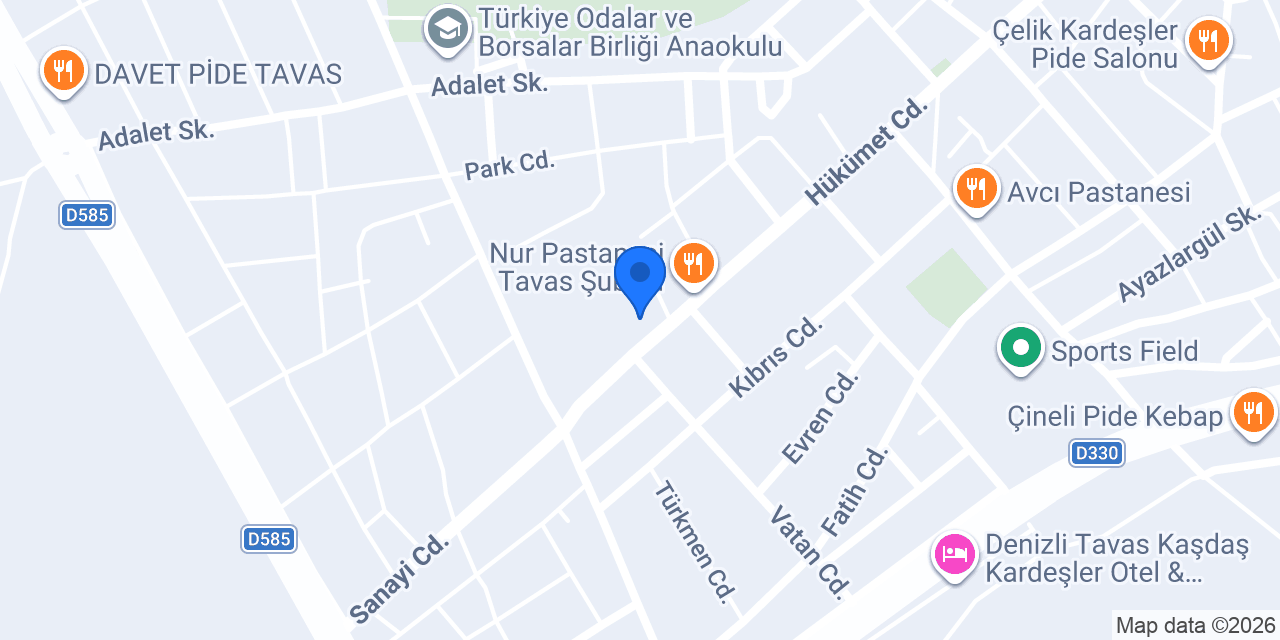Sönmez Cafe konumu