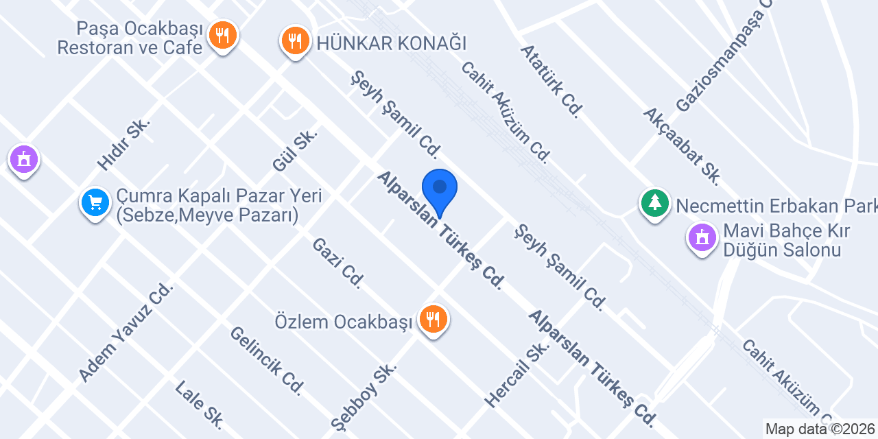 Taşkınlar Ticaret konumu