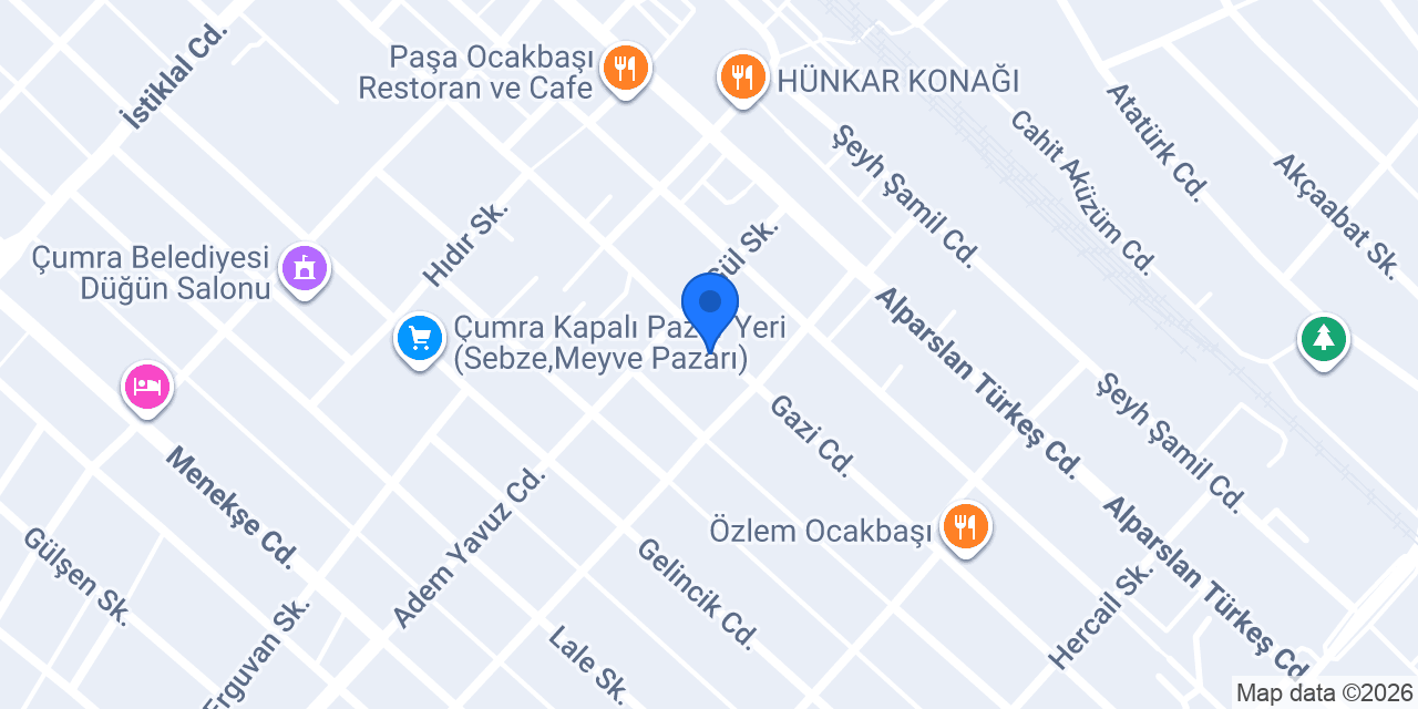 İzzetbey Mahallesi konumu