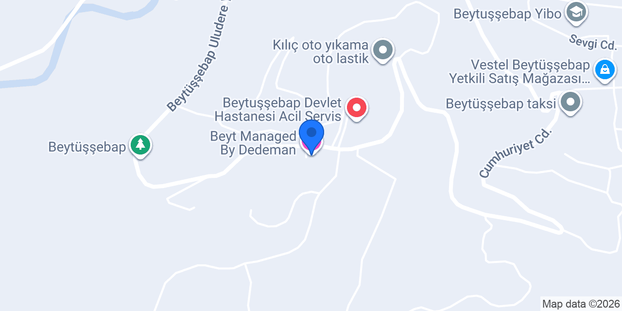 Beyt Managed By Dedeman konumu