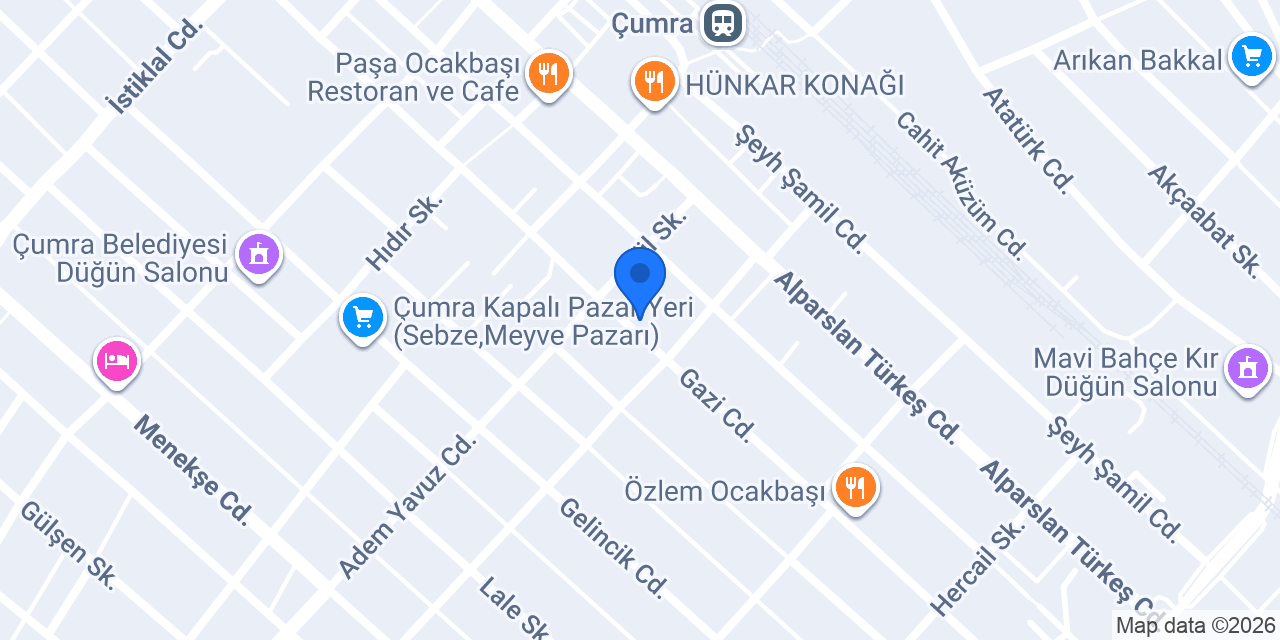 Konyalı Ali Usta'nın Yeri konumu