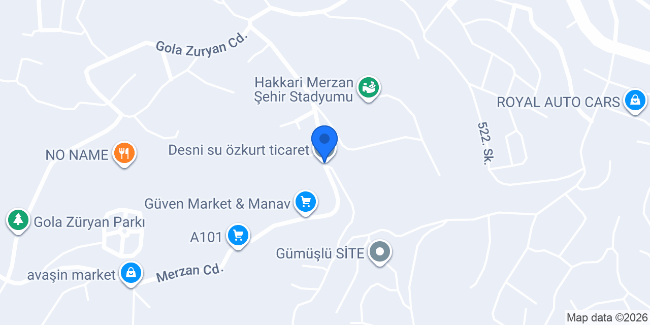 Desni su özkurt ticaret konumu
