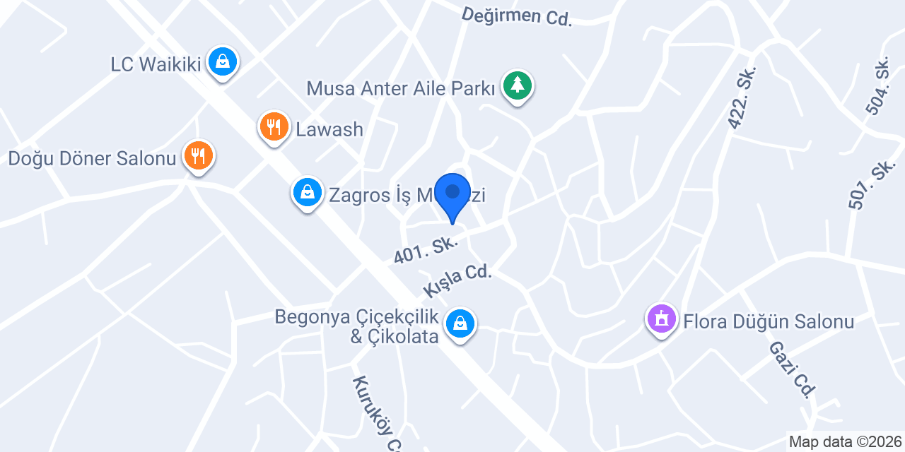 EBRA MODA GÜMÜŞ konumu