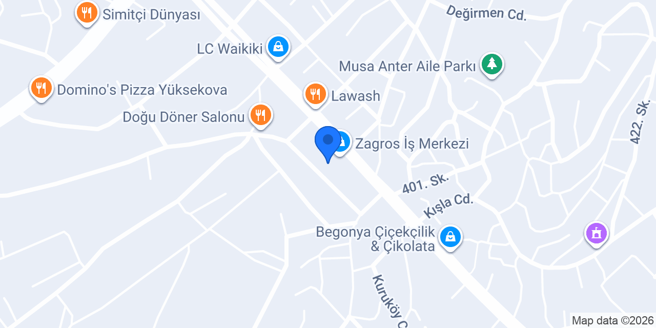 BABAT RENT A CAR konumu