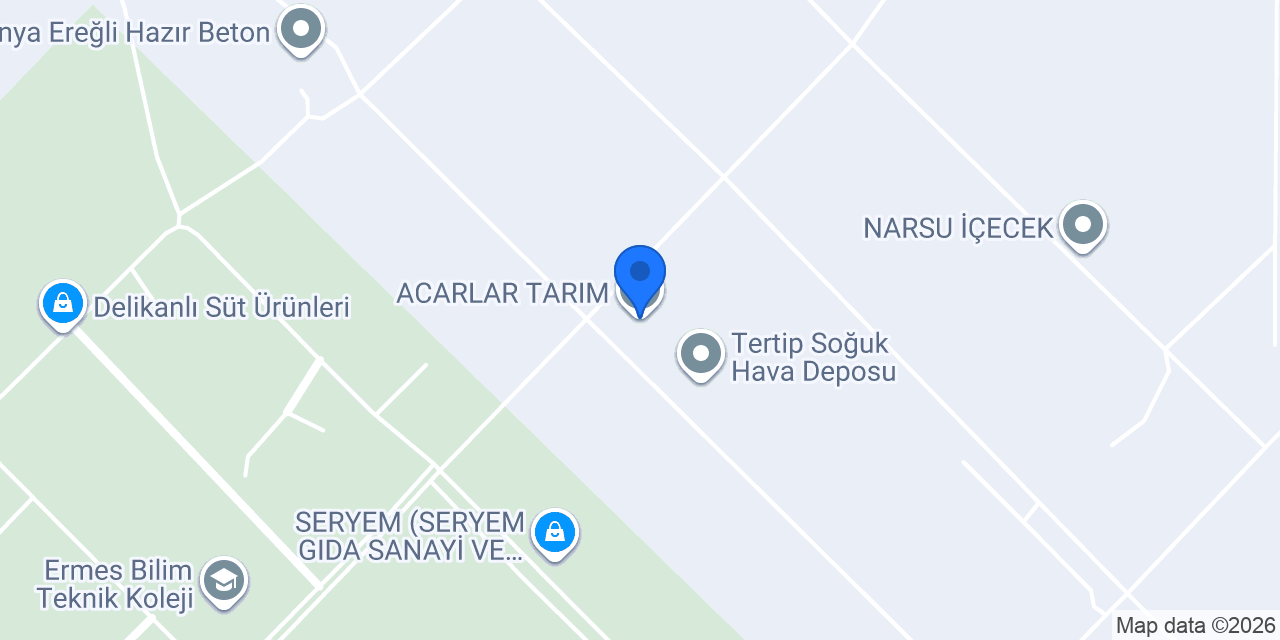 ACARLAR TARIM konumu