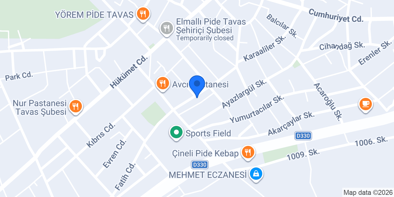 Tostçu Halil konumu