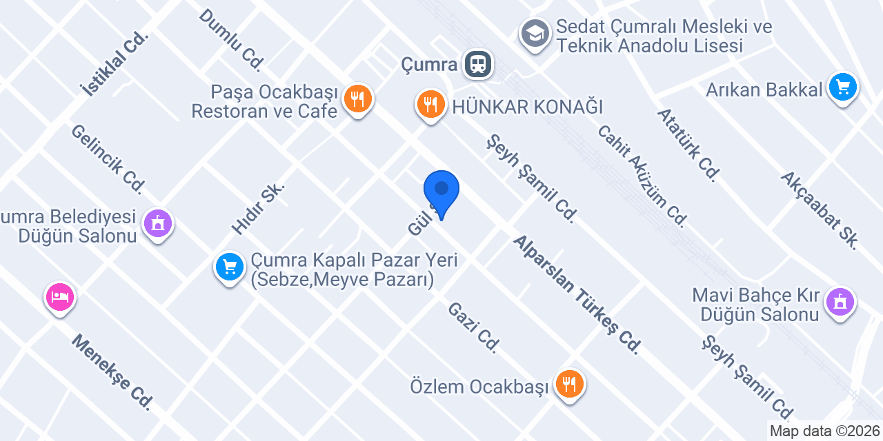 TÜRKOĞLU ETLİEKMEK konumu