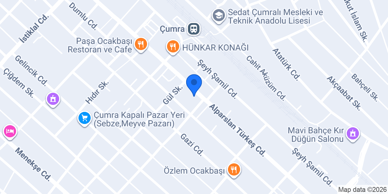 Vezir pastaneleri konumu