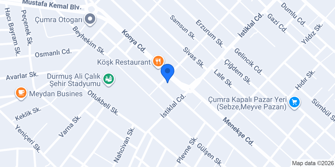 BSA Sigorta Çumra konumu