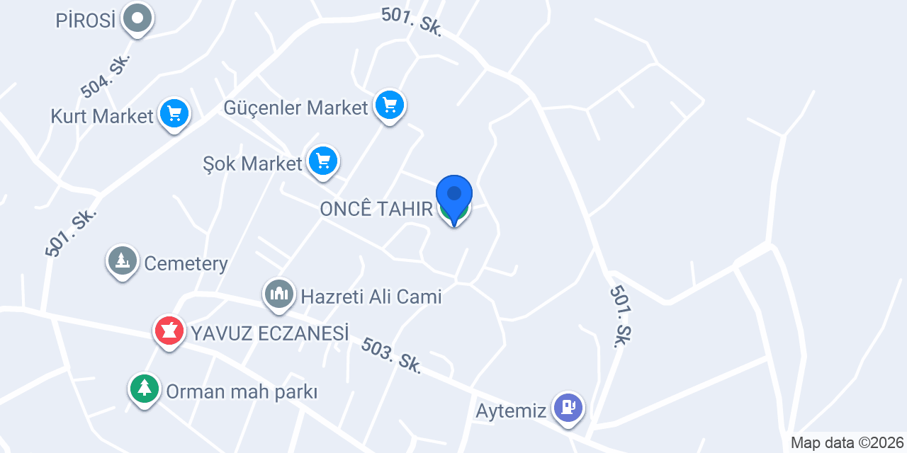 ONCÊ TAHIR konumu