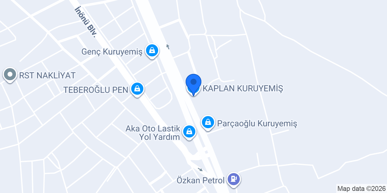 KAPLAN KURUYEMİŞ konumu