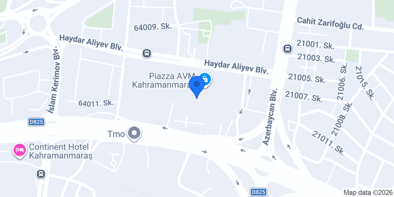 FENERIUM KAHRAMANMARAŞ PIAZZA konumu