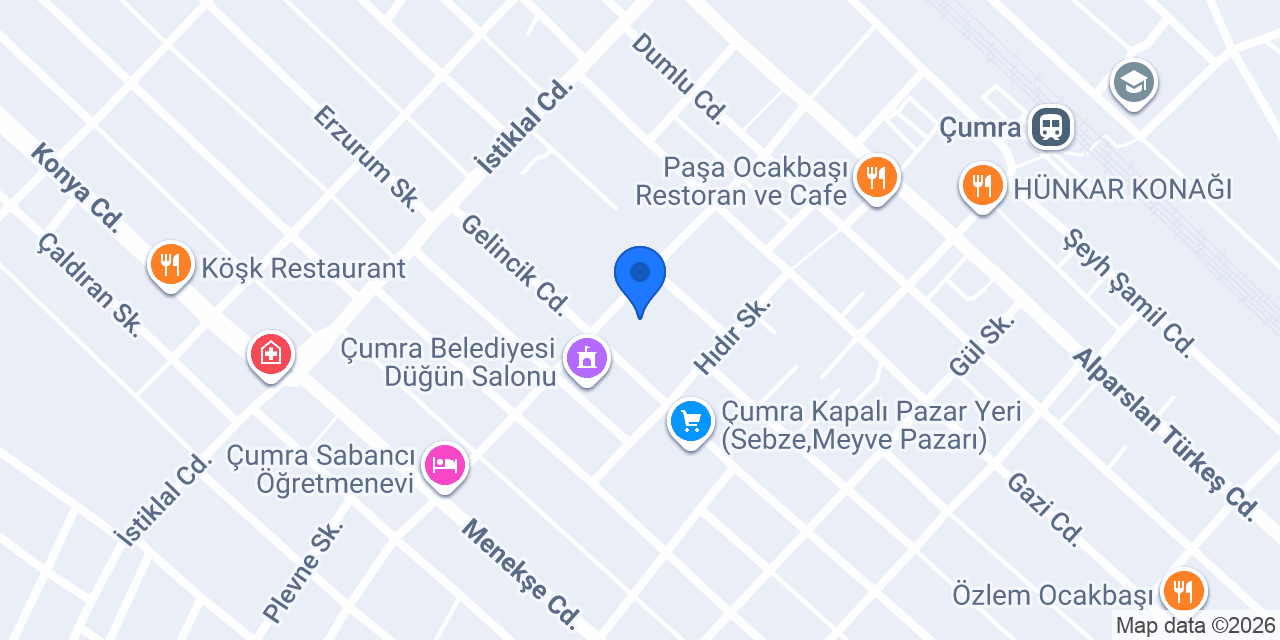 ''BUĞDAY EMLAK (Çumra)'' konumu