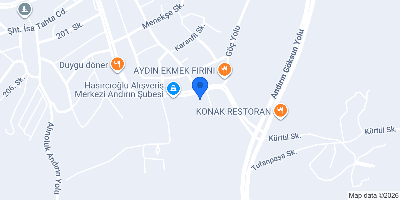 Tufanpaşa İlkokulu konumu