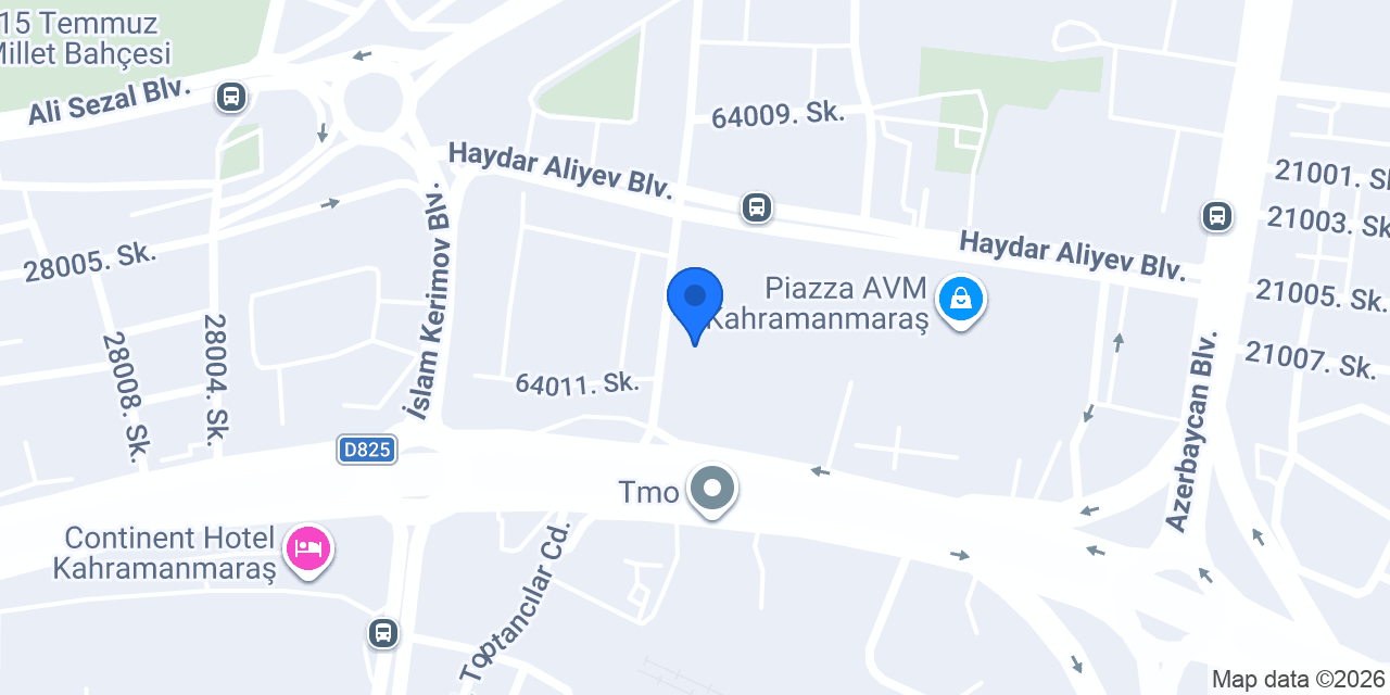 Mavi Çiçekçilik konumu
