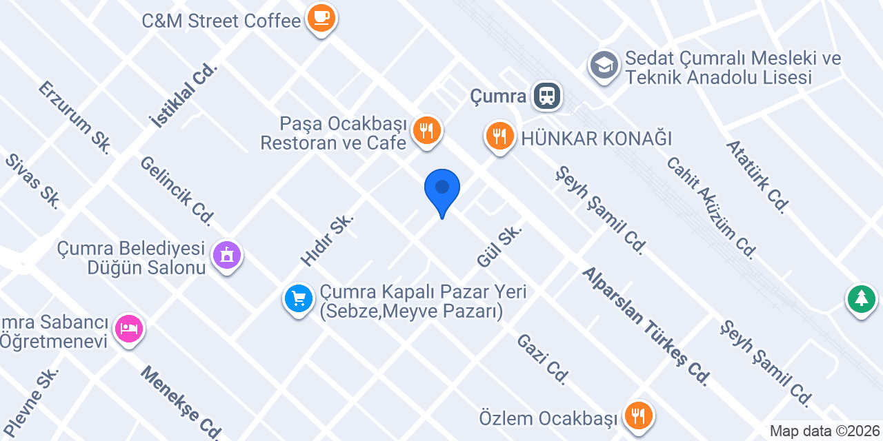 Saray Sofrası konumu