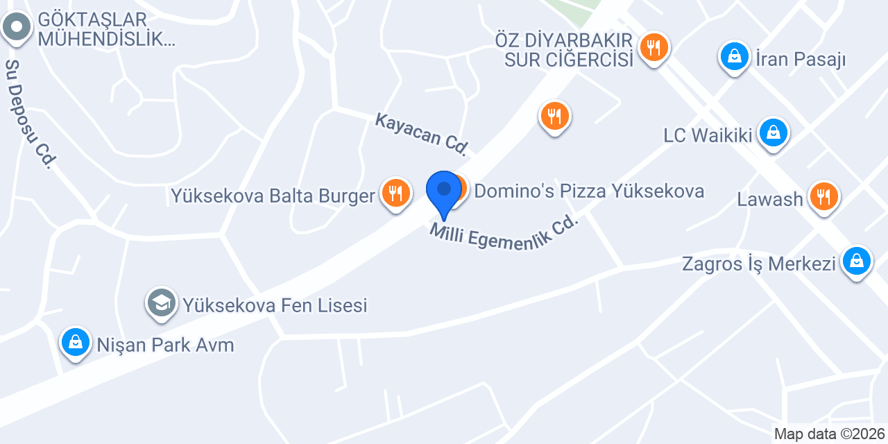 VARDAR EVKUR 1.ŞUBE konumu