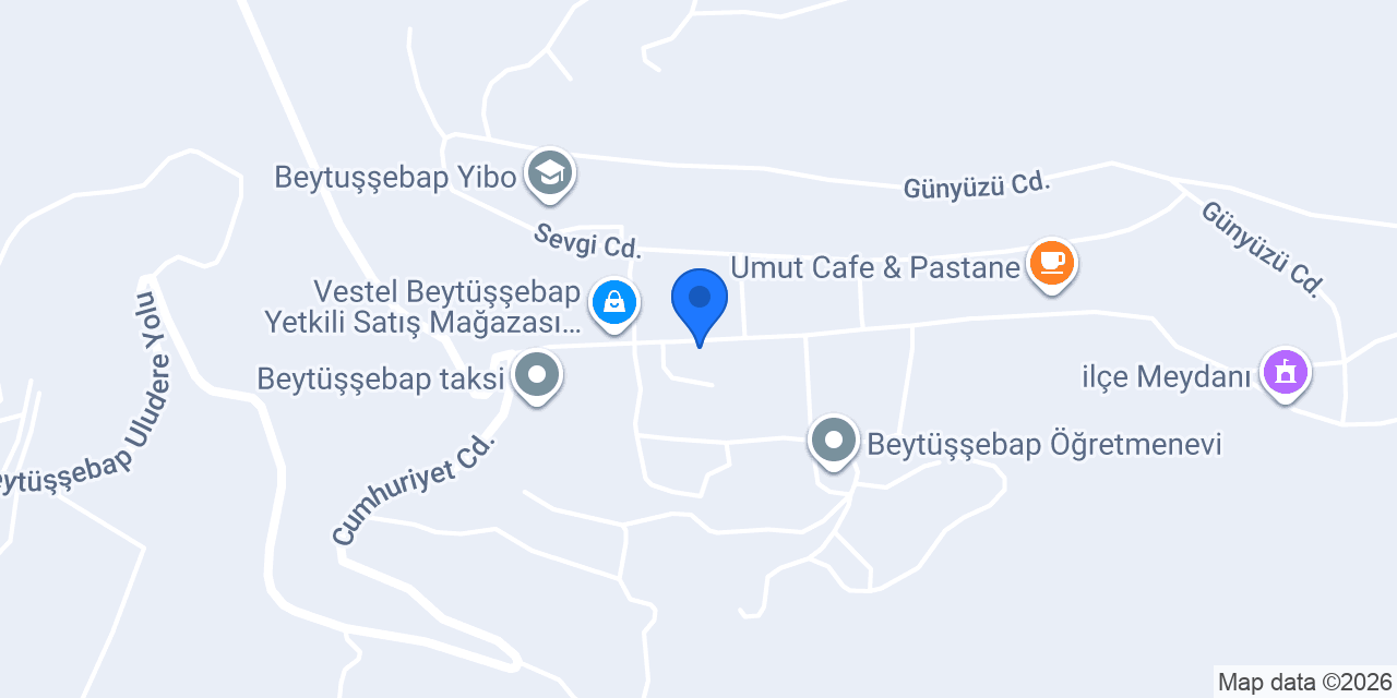 Aygaz Tüp Bayisi konumu