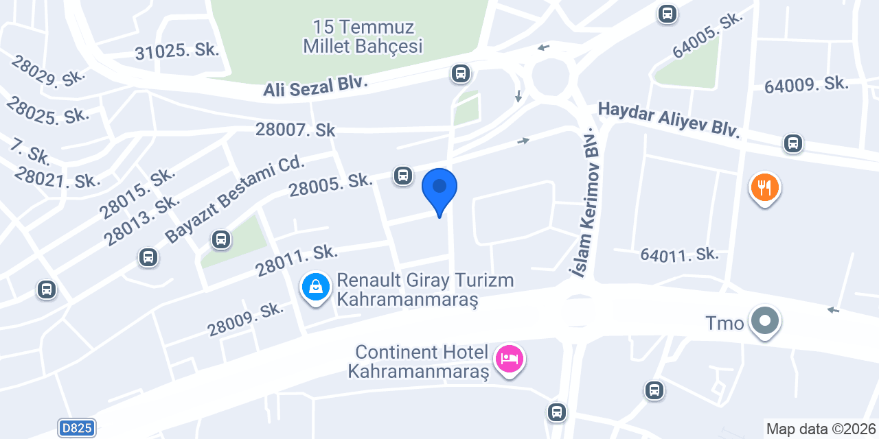 ÇAPAROĞLU İNŞAAT konumu