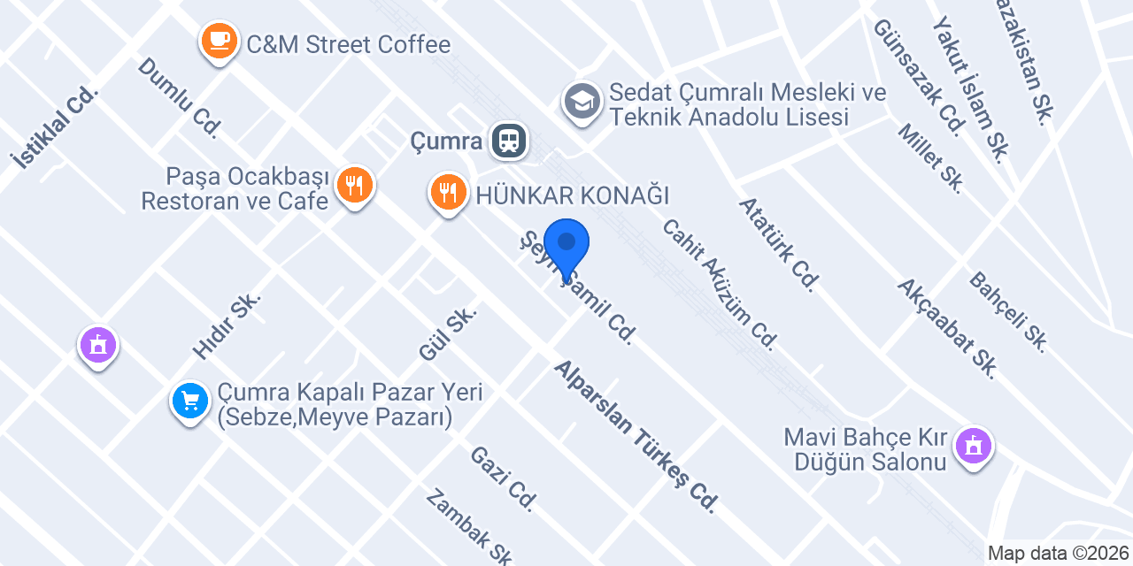YÖRGÜB TARIM TİCARET LTD. ŞTİ. konumu