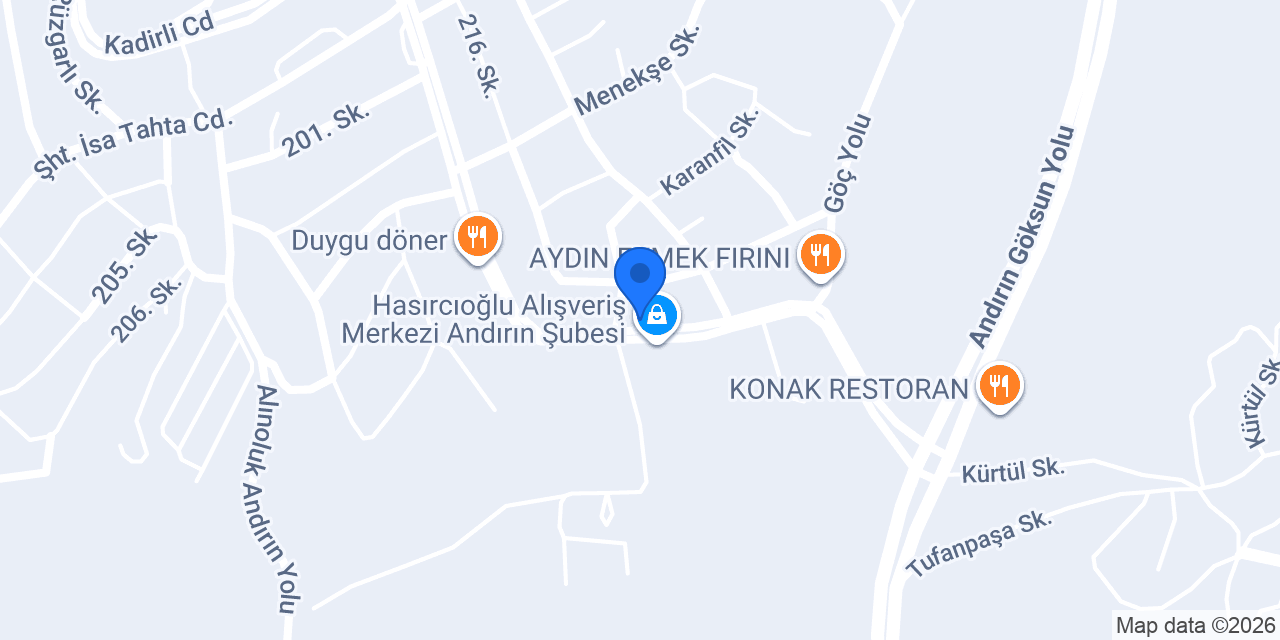 Hilal Traktör konumu