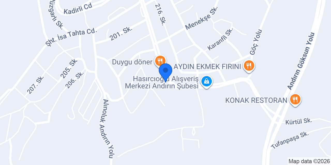 PETUNTA FASTFOOD konumu