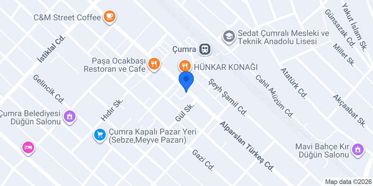 ÇUMRA PASTANESİ 2 konumu